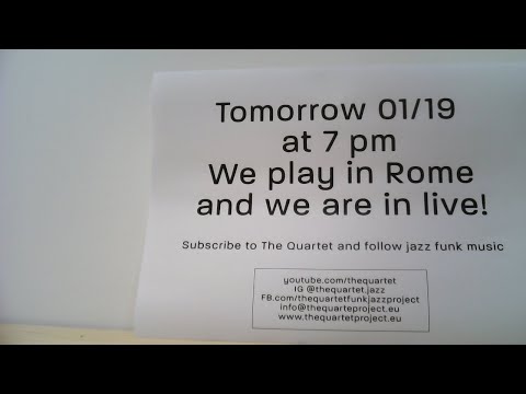Tomorrow 7 p.m. (Italy) | Jazz/Funk Concert