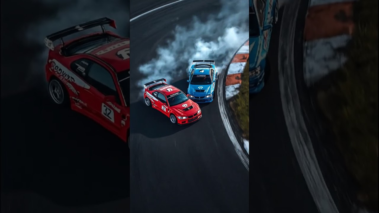 RC Drift Battle So Close It Looks Real! 