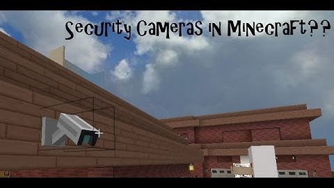Mod Showcase: SecurityCraft 1.8 (Security Cameras!)