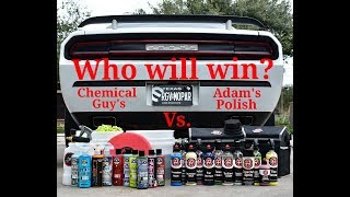 Car wash Adam's vs. Chemical Guys Rim Tire Wash Chemical Guys Vs Adam S