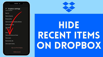 How to Hide Recent Items on Dropbox (2024) | Dropbox Tutorial