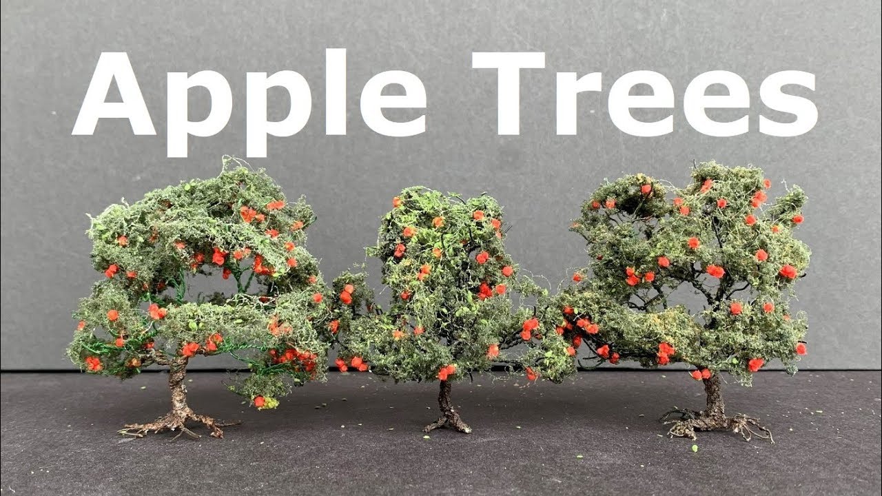 Making a Model Garden - Part 3 - Apple Trees from Floral Wire