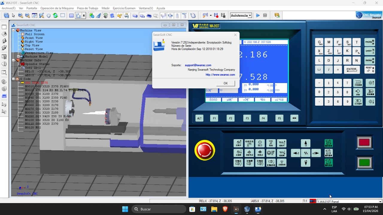 🛠️ Nanjing Swansoft SSCNC Simulator 7.2.5.2 🛠️ - YouTube