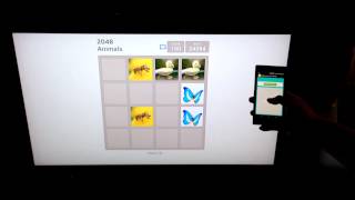 2048 Animals Chromecast (Android App Demo) screenshot 4
