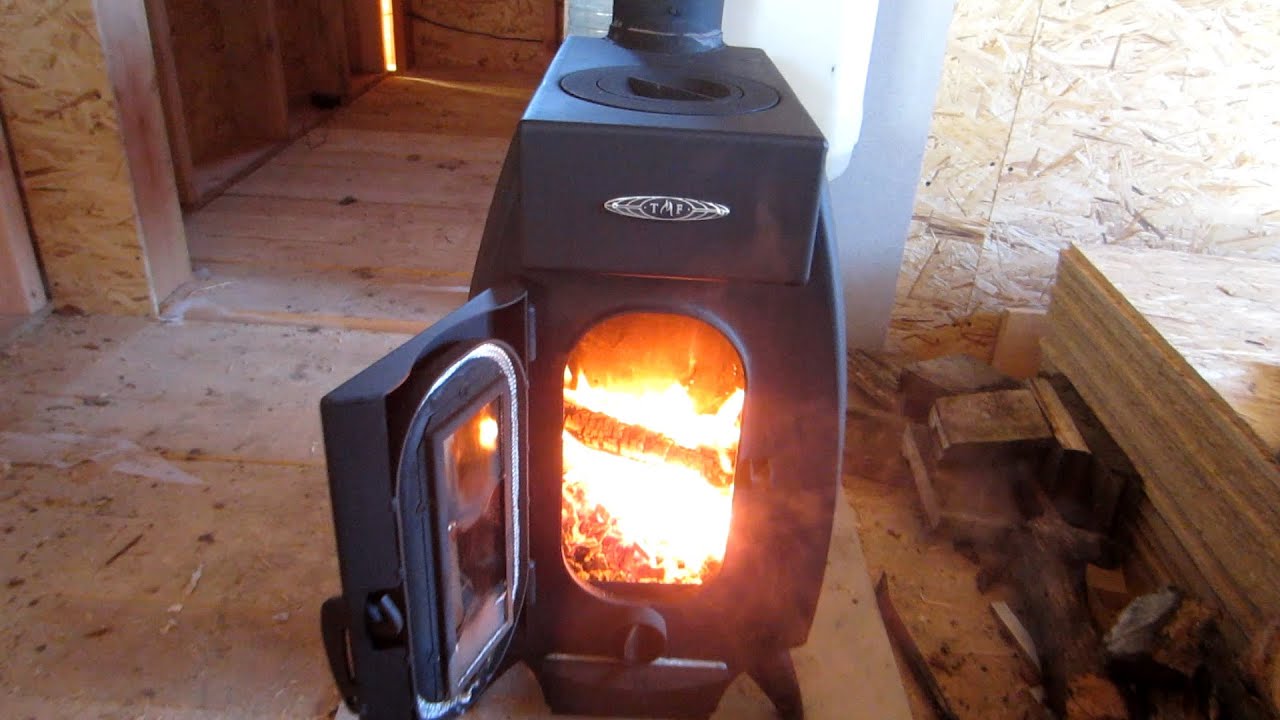 Печь "огонь батарея" в доме - YouTube