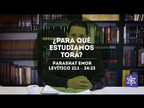 ¿Para qué estudiamos torá? - Emor 5778