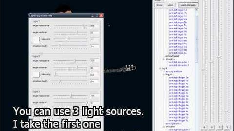 XNALara basics with 2 objects (5/5) (lighting & post-processing)
