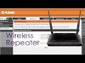 DLink : Set up Wireless Repeater mode