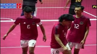 🔴INDONESIA vs MALAYSIA‼️Sepak Takraw Men's Team Regu Sea Games 2025 Thailand
