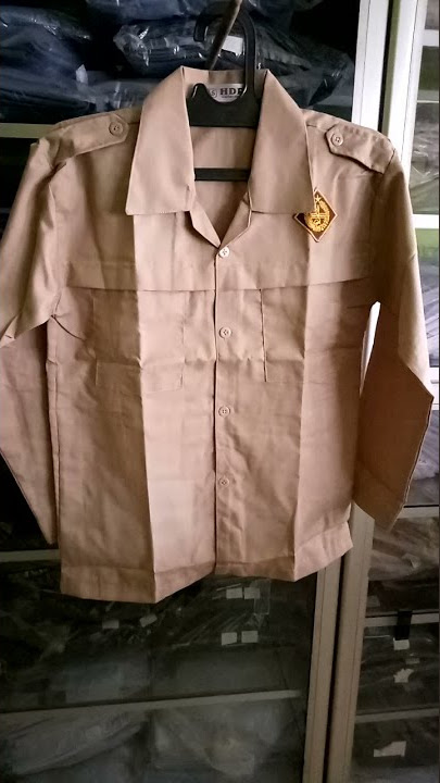 BAJU SERAGAM PRAMUKA SMP SMA PENGGALANG PUTRI SISWI SMP SMA MODEL SAKU ATAS