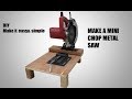 Making a mini chop metal&steel machine | Circular saw hack