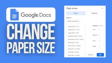How to Change Paper Size | Google Docs Tutorial