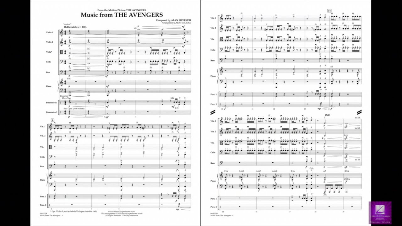 Music from The Avengers by Alan Silvestri/arr. Moore