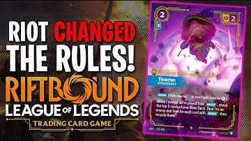 Riftbound Got A Last Minute Rules Update! League Of Legends TCG