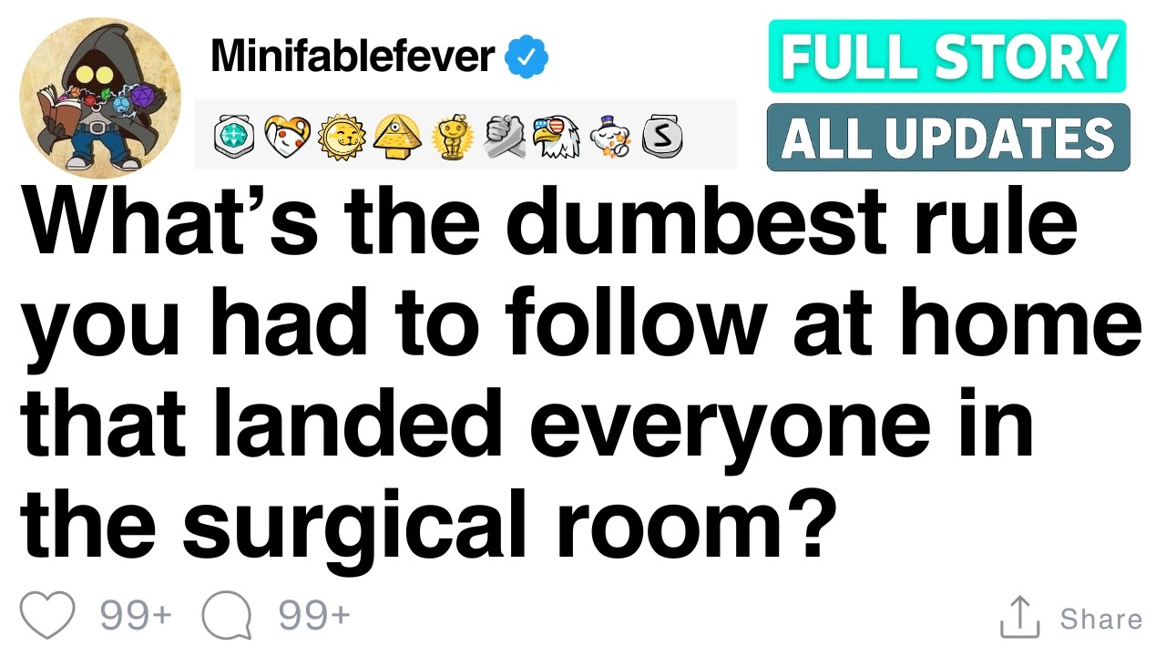 Какое самое глупое правило вам пришлось соблюдать дома, из-за которого все оказались в больнице? ...
