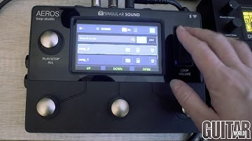 My first time attempting looping with the Singular Sound Aeros Looper!