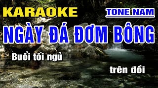 Karaoke Ngày Đá Đơm Bông Nhạc Sống Tone Nam I BEAT HAY 2024  I An Nhiên Karaoke