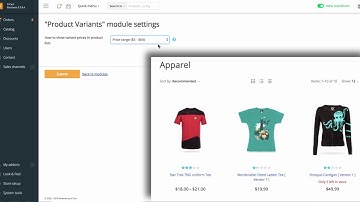 Product Variants and Combinations in X-Cart 5.3