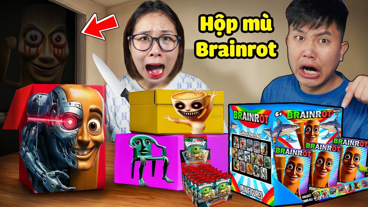 bqThanh Vlog | Thử Thách Mở Hộp Mù Brainrot Nhận Đồ Bí Ẩn Có Gì !?