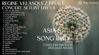 REGINE VELASQUEZ: THE FINALE 👑 | Days 1–3 Concert Setlist • Iconic Songs - Stay Groovy (NO ADS)