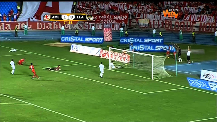 América 2 - 0 Llaneros, Fecha 11 del Torneo Psotobon - Win Sports