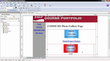 Kompozer Web Site Creation Lesson 9 Tutorial - Part 3.wmv