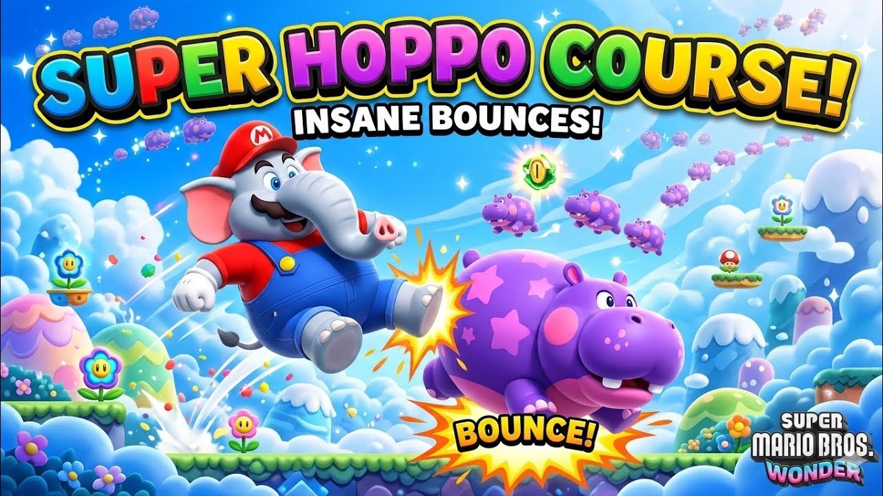 Super Mario Wonder, Hoppos Clearing through 3