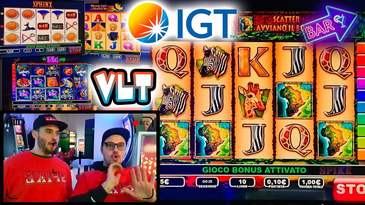 Una partita alle VLT della IGT: THE BIG EASY, THE WILD LIFE, SPHINX e altro???? - SLOT ITALIA