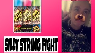 SILLY STRING FIGHT
