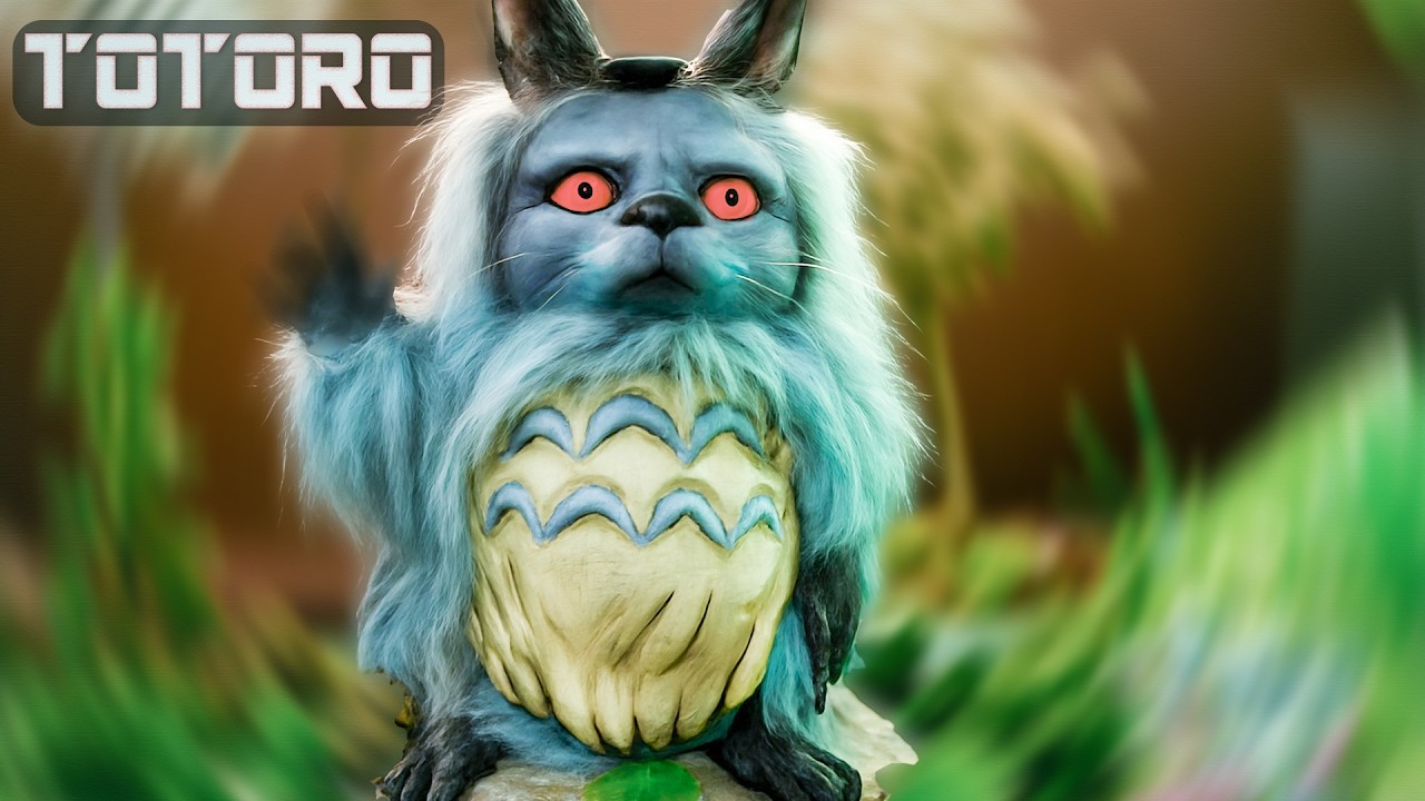 Totoro Clay Sculpture | Studio Ghibli Inspired Diorama Making