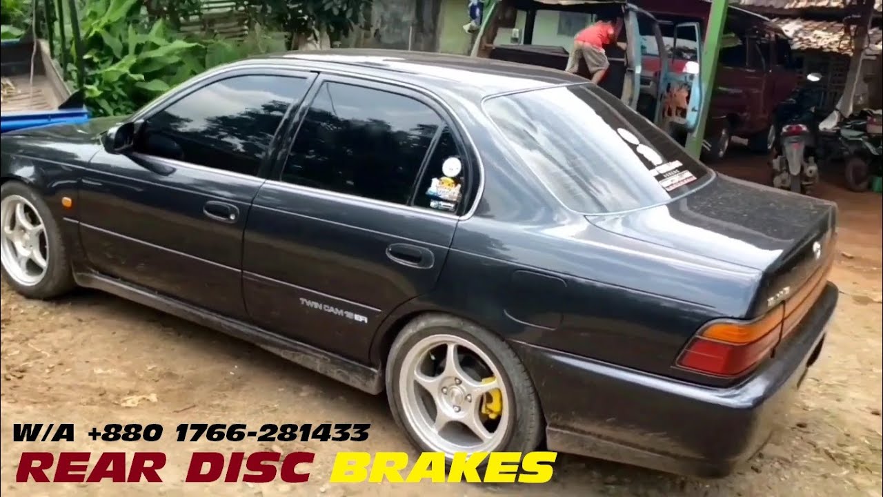 90s JDM Corolla Starlet Rear Disc Brakes CONVERSION Kit Call Whatsapp +880 1766-281433 BEST PRICE