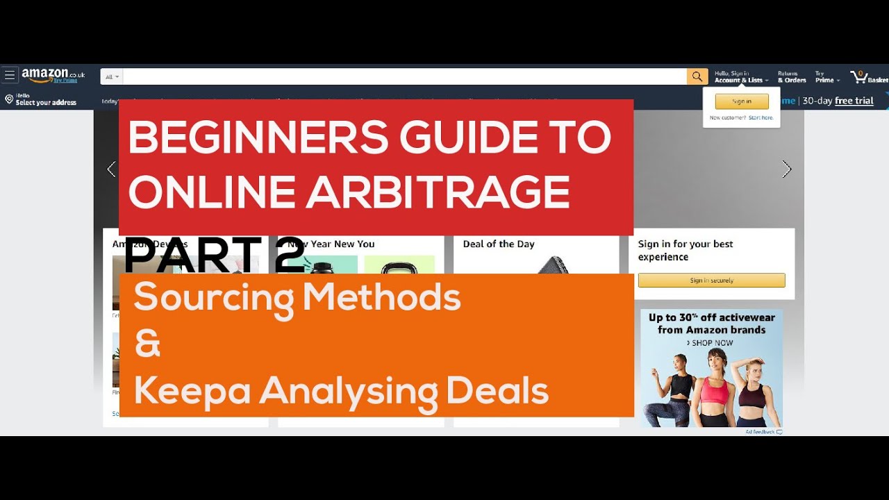 Amazon Online Arbitrage - Part 2 - Sourcing Methods & Keepa Analysing ...