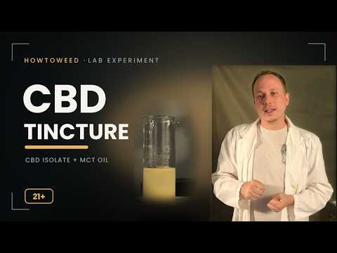 Making a CBD Tincture for Denny's Grandma
