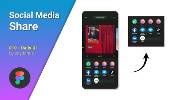 Daily UI - Social Media Share | by zaydanus