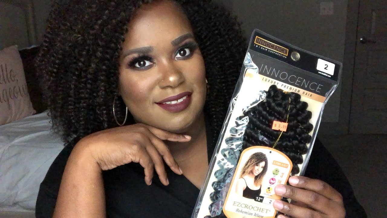 Innocence EZ Crochet Bohemian Wave Itch Free Hair YouTube