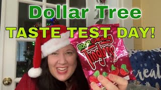 Dollar Tree Taste Test Day!! Featuring holiday treats, cherry popcorn and the infamous Muddy Santa.