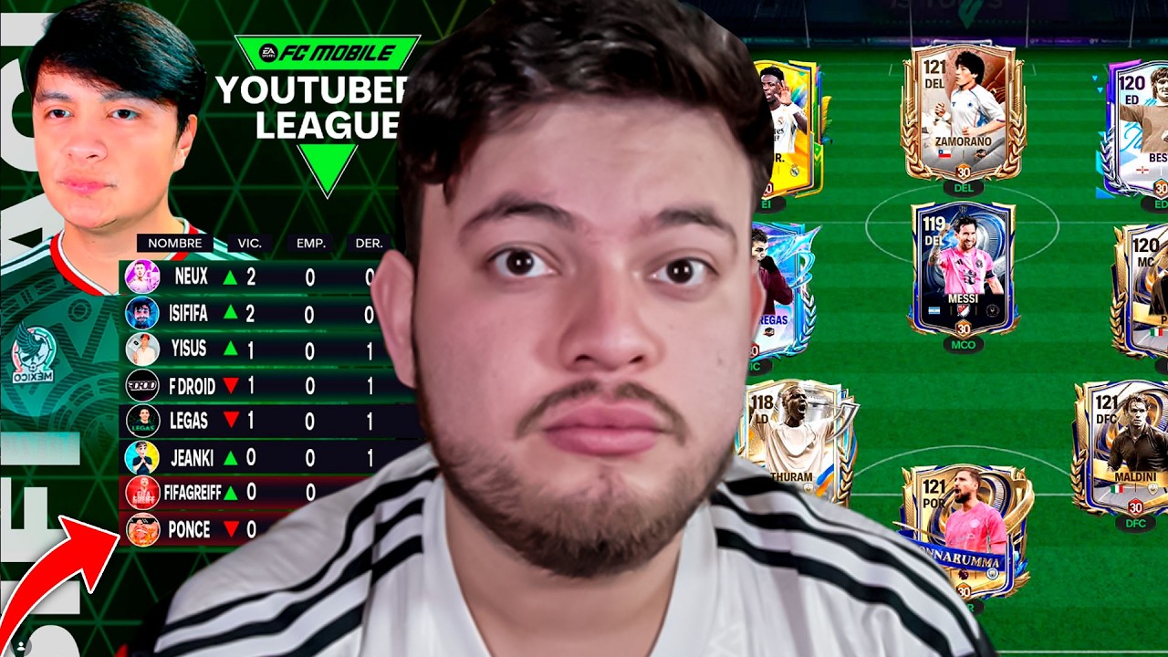 DOMINGO DE LLOROS🥶 YOUTUBERS LEAGUE, GOLES y MEMES🗣️