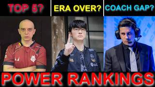 WORLDS 2026 WHET1 POWER RANKINGS!!