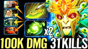 🔥 100.000 DMG Refresher + Swift Blink MEDUSA — 16sec Stone Gaze 31KILLS Scary Carry Dota 2 Pro