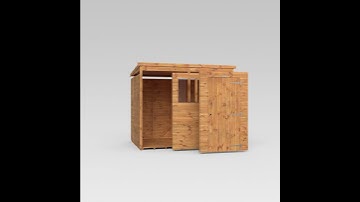 Powersheds Pent Shed Configuration