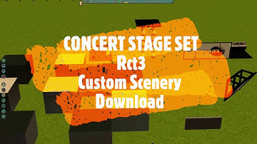 RollerCoaster Tycoon 3 Custom Scenery Download CONCERT STAGE SET Rct3 Custom Content