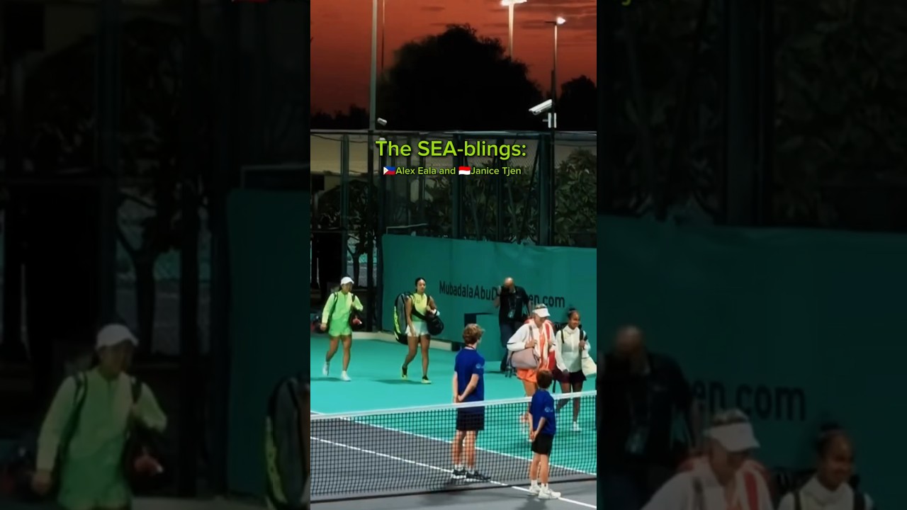 Alex Eala & Janice Tjen advance to the Abu Dhabi Open Doubles Quarterfinals w/ scores 7-5, 3-6, 10-6