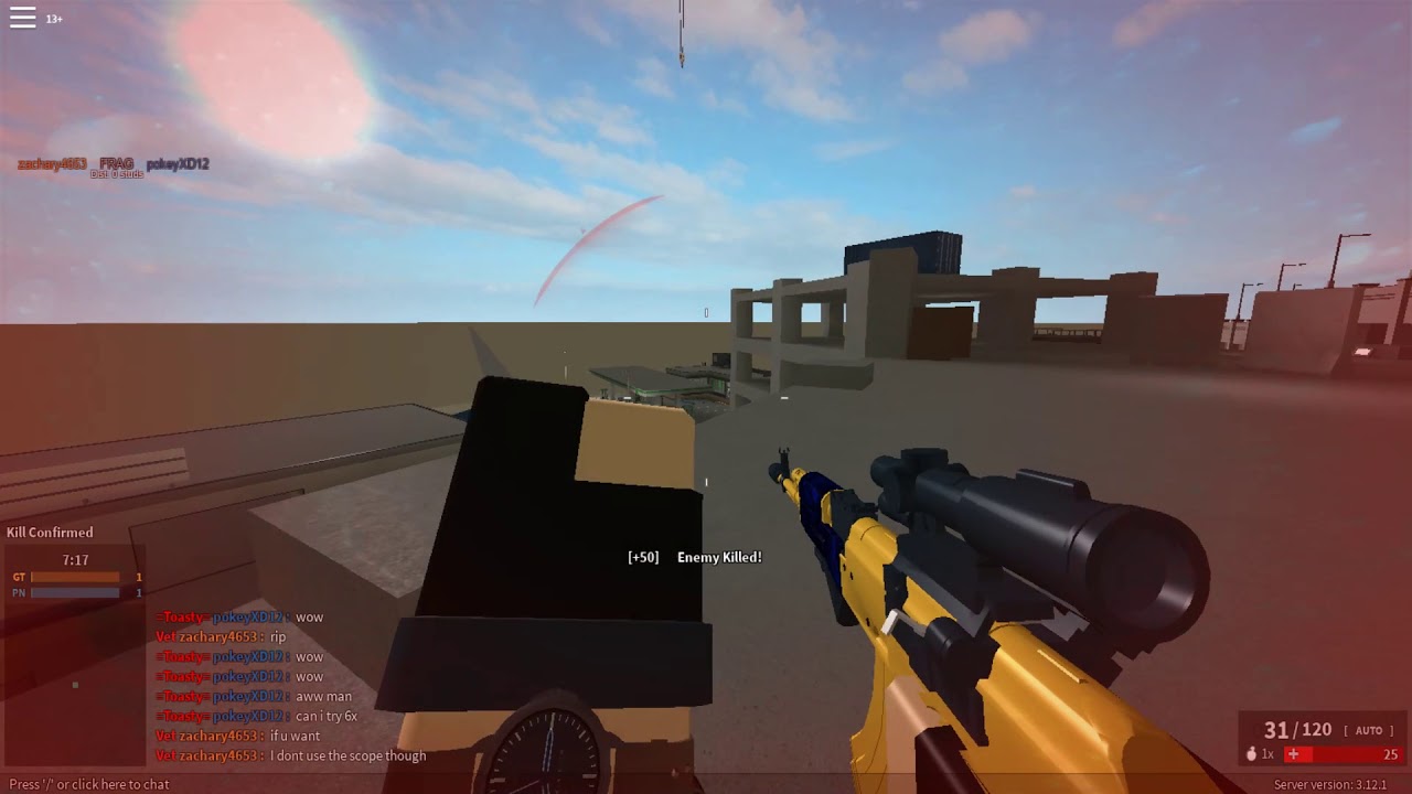 Phantom Forces - AKM 1v1 vs. PokeyXD12 - YouTube