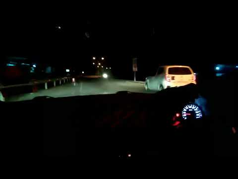 Night road trip Papar Sabah Malaysia