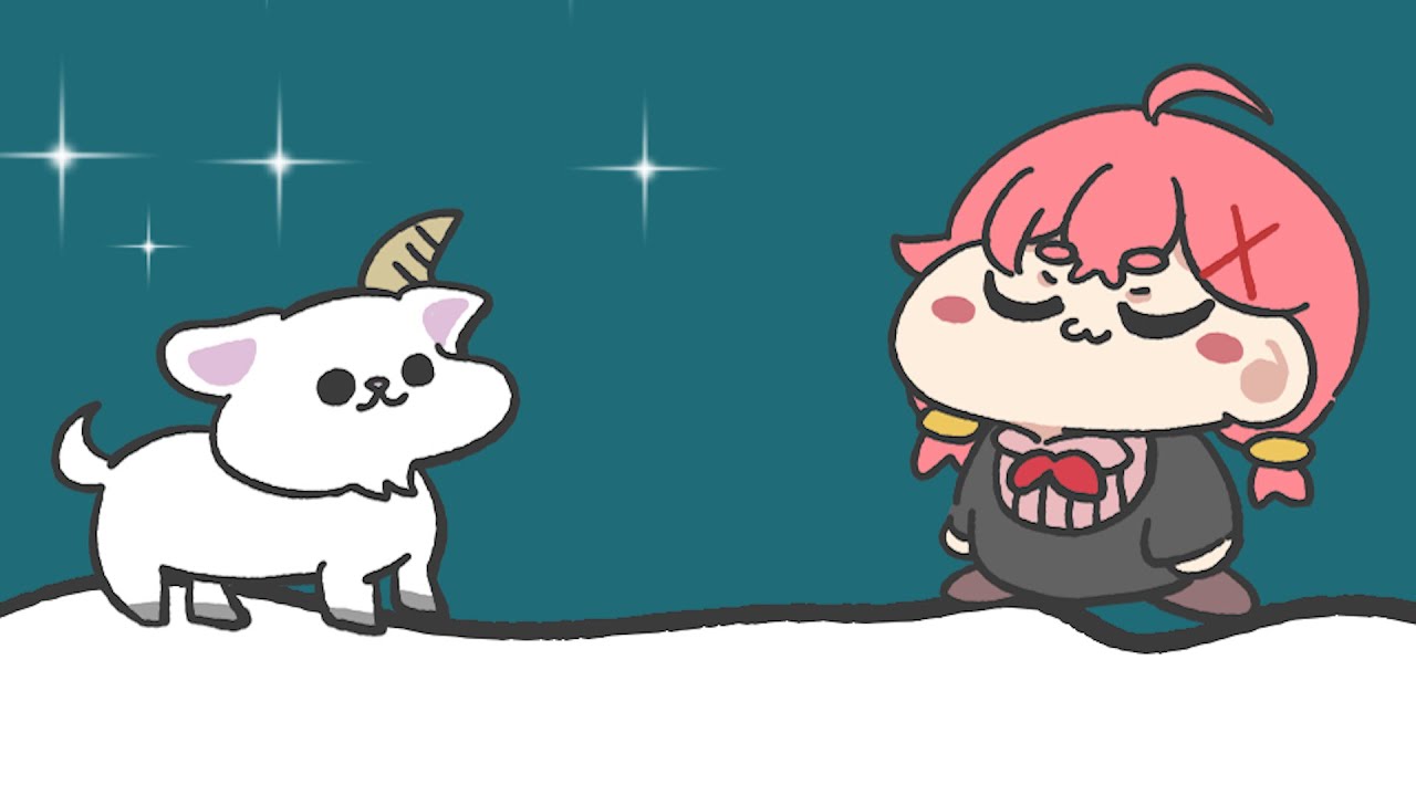 【手描き】ドヤ顔でヤギを煽った結果、100倍にして返されるみこち【さくらみこ/ホロライブ切り抜き】