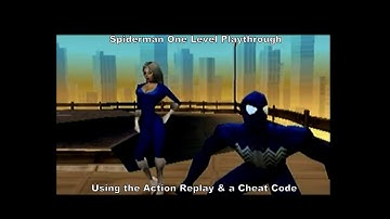 Spiderman One Level Playthrough using the Ps1 Action Replay & a Cheat Code :D #Playstation #Sony