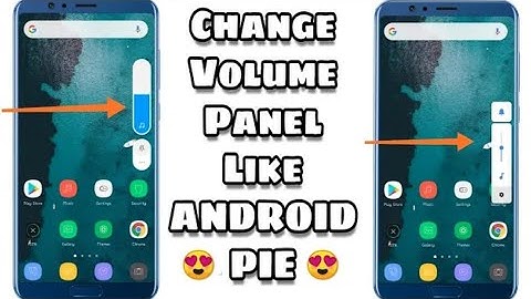 How to change volume panel on any Android Device #Like_Android_pie​😊 #New_volume_panel​⚡ #mobile📱