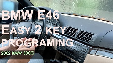 BMW E46 330ci - 2 KEY PROGRAMING