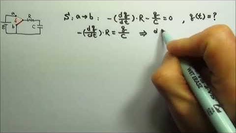 AP Physics C: DC Circuits: RC Circuits 5: Discharging a Capacitor 2: Solve Differential Equation