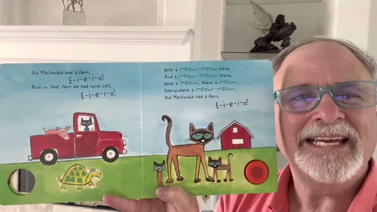 Papa Marsh Reads "Pete The Cat Old Macdonald Had a Farm"
